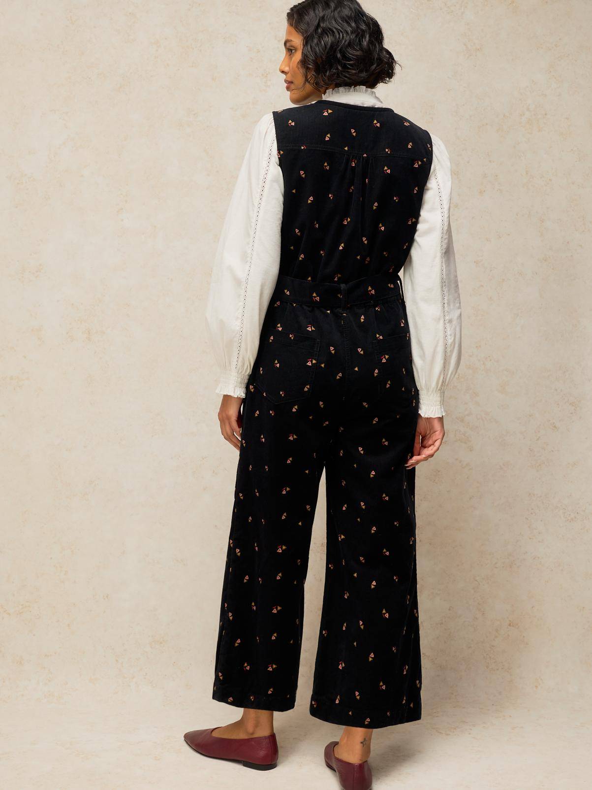WHITE STUFF Betty Cord Dungaree 10R - Image 2