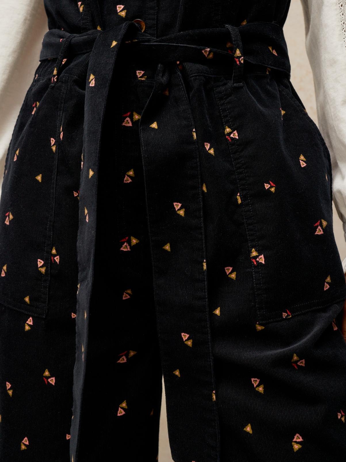 WHITE STUFF Betty Cord Dungaree 10R - Image 4 thumbnail