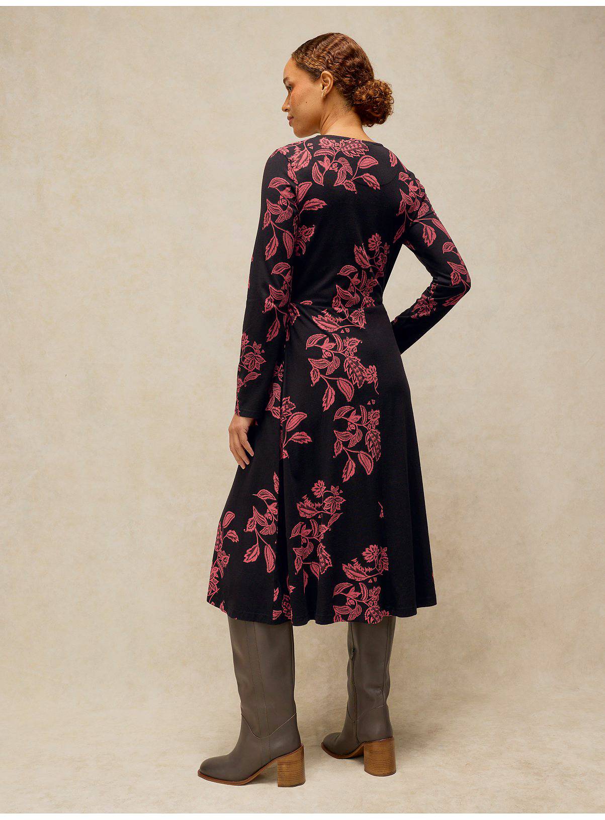 WHITE STUFF Madeline Jersey Dress 12 - Image 2