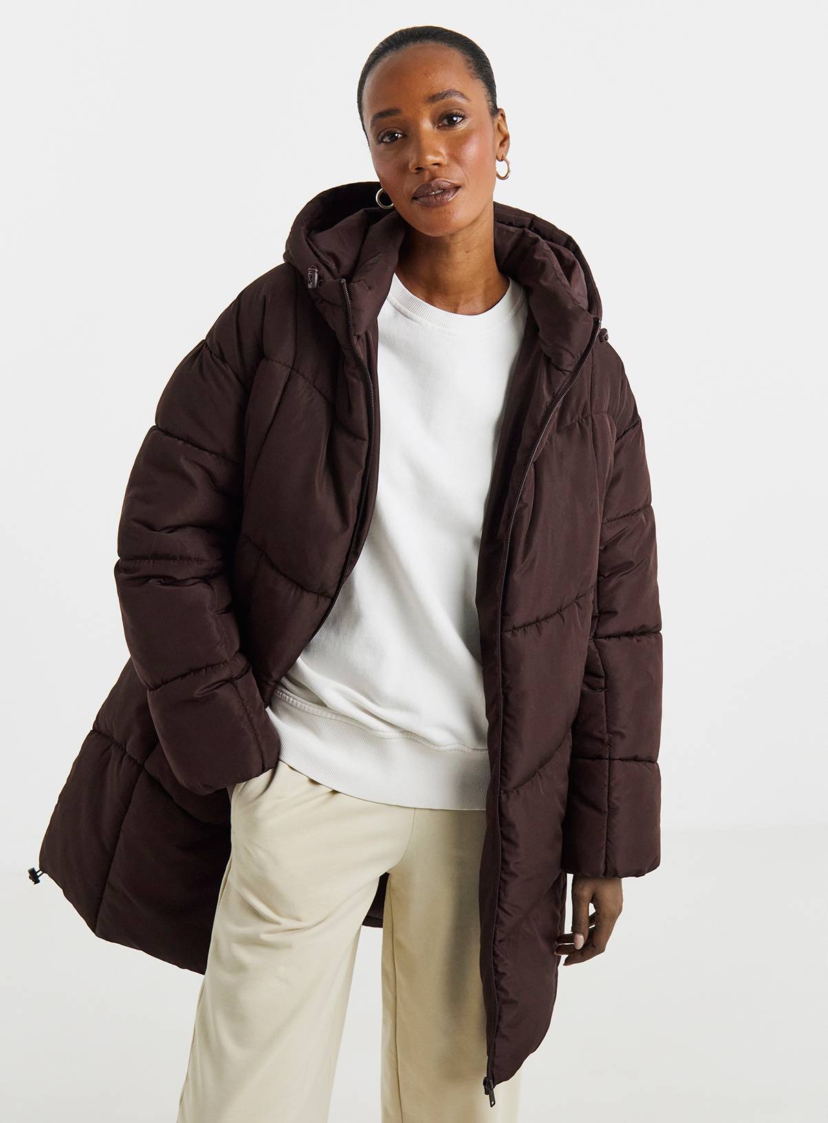 JD WILLIAMS Mid Length Padded Coat 12 - Image 1