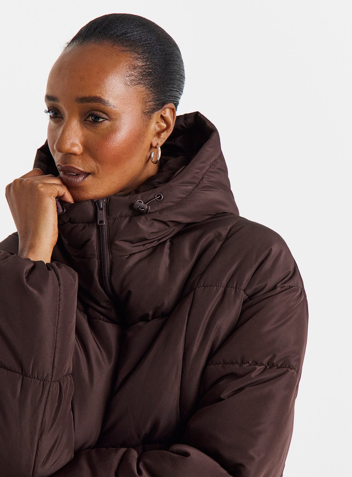 JD WILLIAMS Mid Length Padded Coat 12 - Image 3 thumbnail