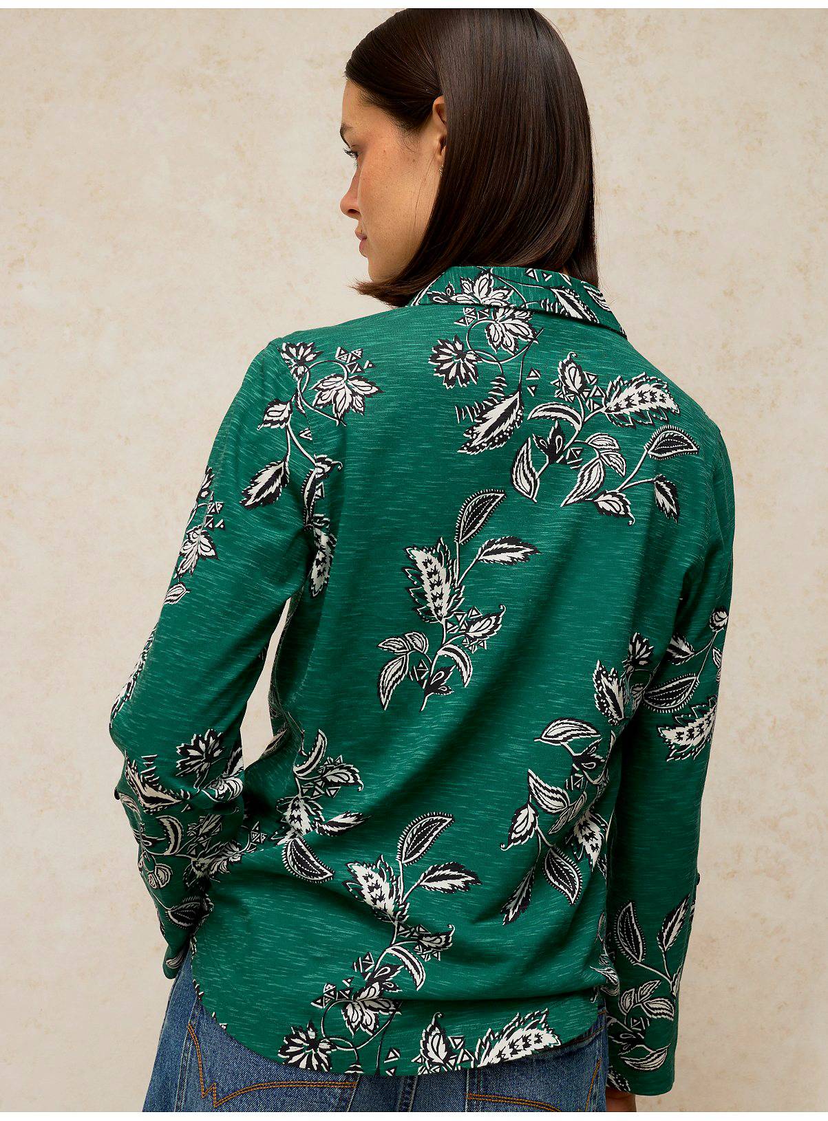 WHITE STUFF Annie Jersey Shirt 16 - Image 3