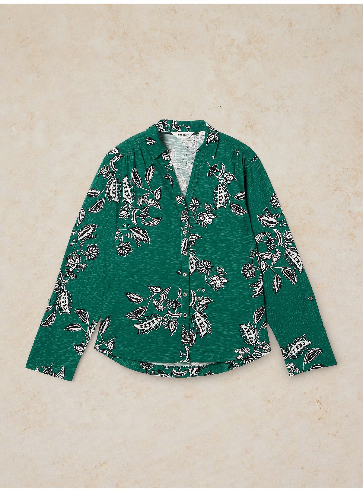 WHITE STUFF Annie Jersey Shirt 16 - Image 5 thumbnail