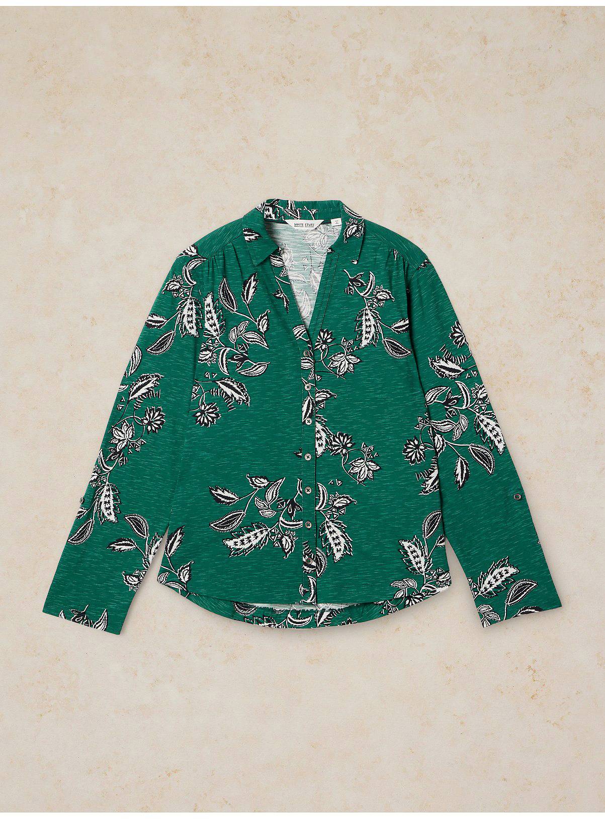 WHITE STUFF Annie Jersey Shirt 16 - Image 5