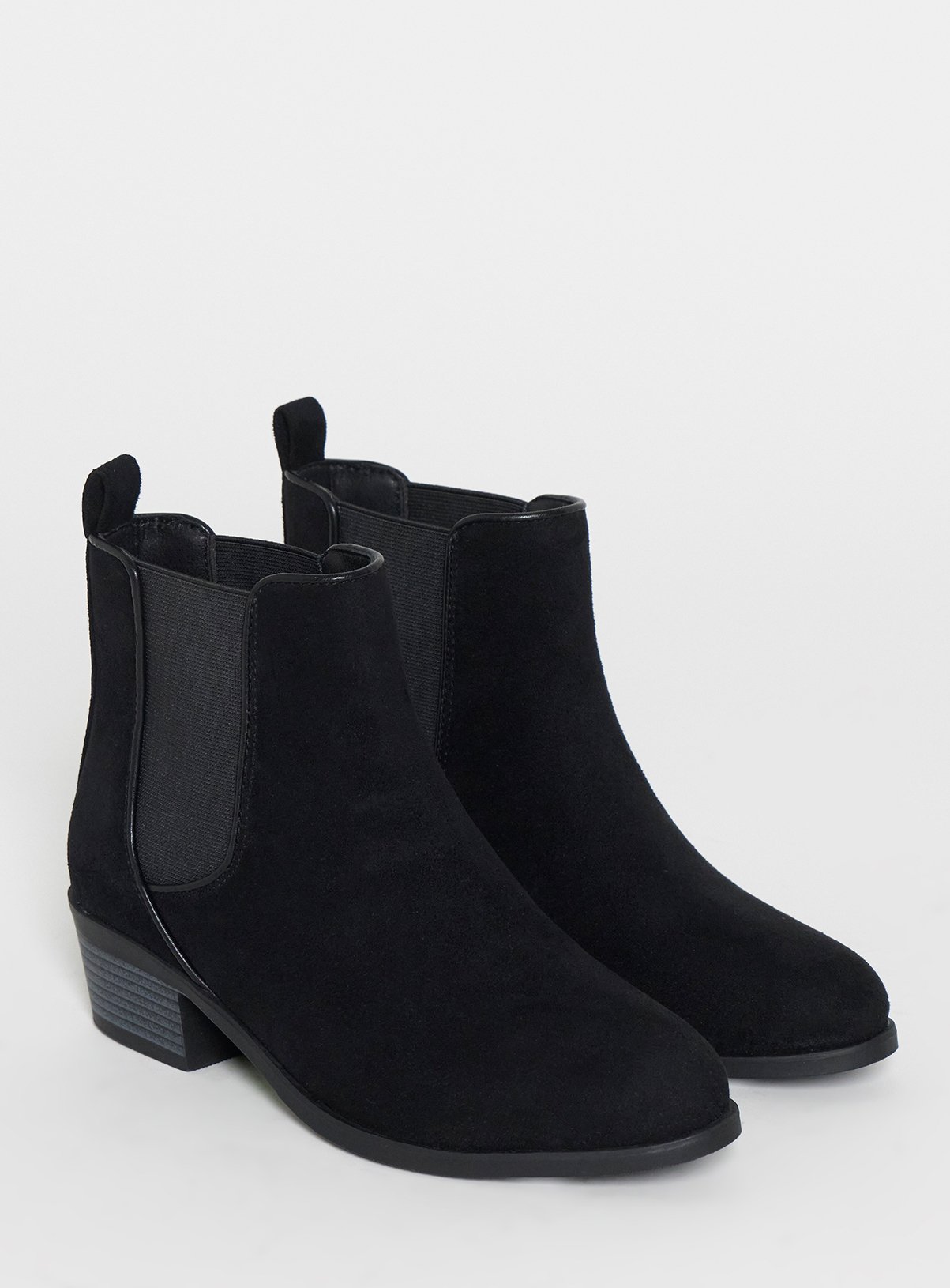 JD WILLIAMS Chelsea Block Heel Ankle Boot Wide Fit 6 - Image 2 thumbnail