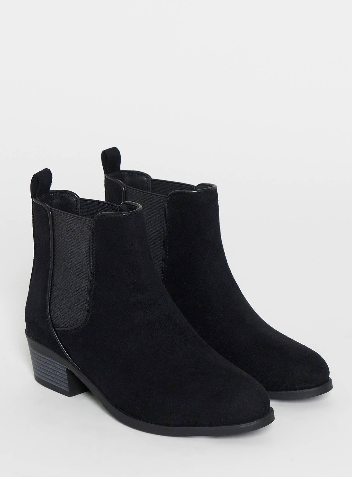 JD WILLIAMS Chelsea Block Heel Ankle Boot Wide Fit 6 - Image 2