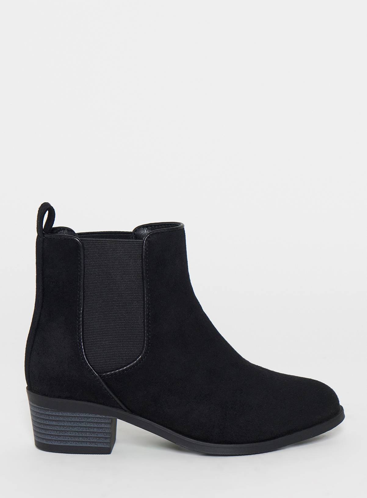 JD WILLIAMS Chelsea Block Heel Ankle Boot Wide Fit 6 - Image 3