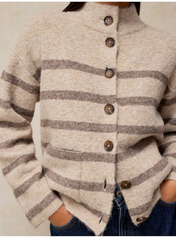 WHITE STUFF Margot Stripe Cardi 14