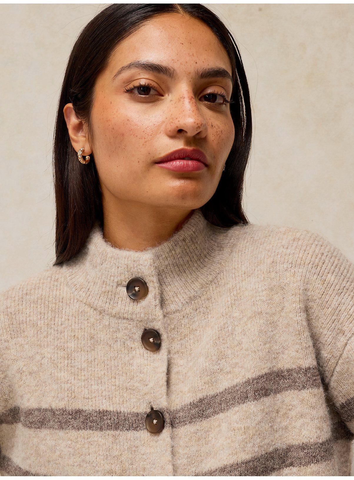 WHITE STUFF Margot Stripe Cardigan 8 - Image 2 thumbnail