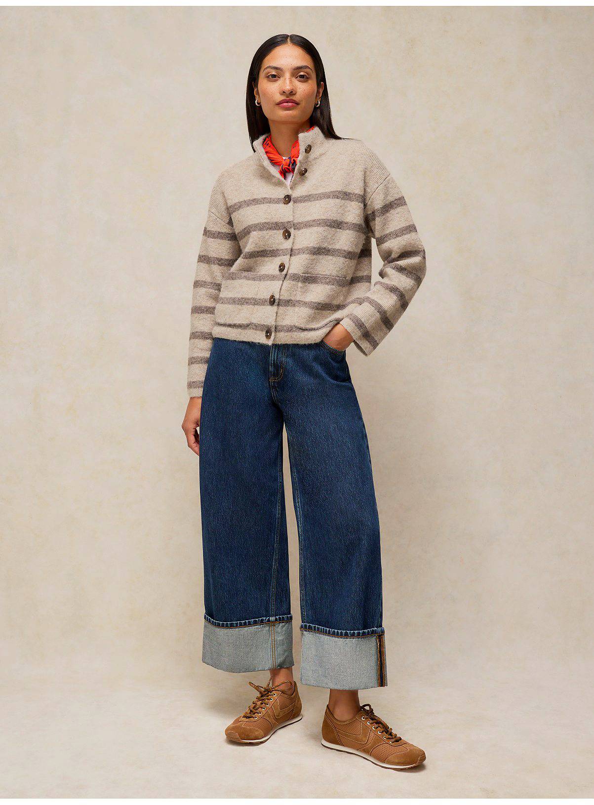 WHITE STUFF Margot Stripe Cardigan 8 - Image 3