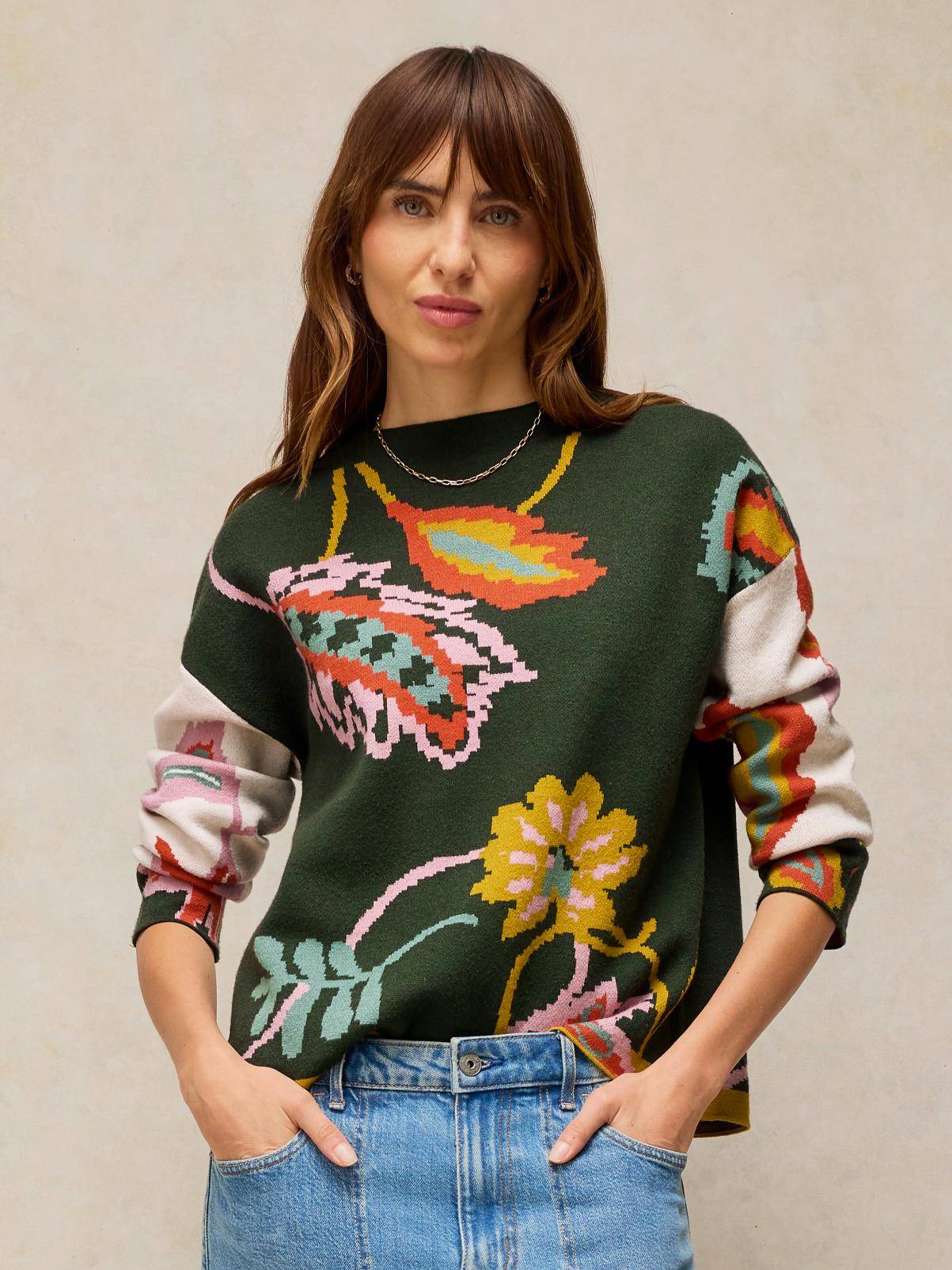 WHITE STUFF Fabia Floral Jumper 10 - Image 1