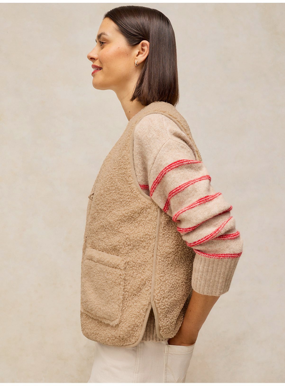 WHITE STUFF Emery Reversible Gilet 12 - Image 3 thumbnail