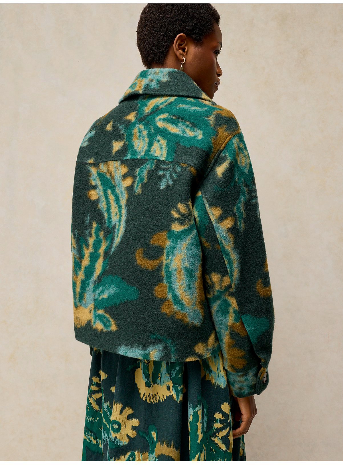 WHITE STUFF Alexa Wool Blend Jacket 14 - Image 2 thumbnail