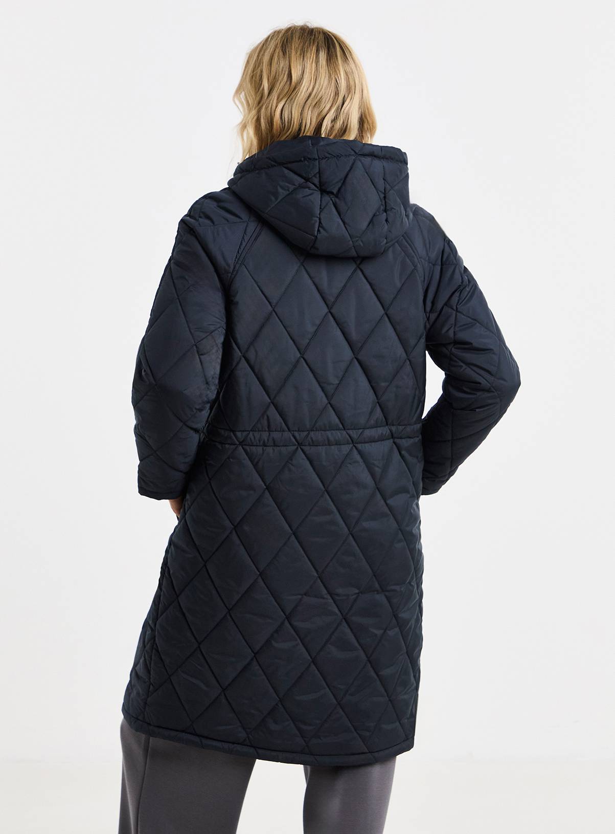 JD WILLIAMS Hooded Quilted Coat 24 - Image 2