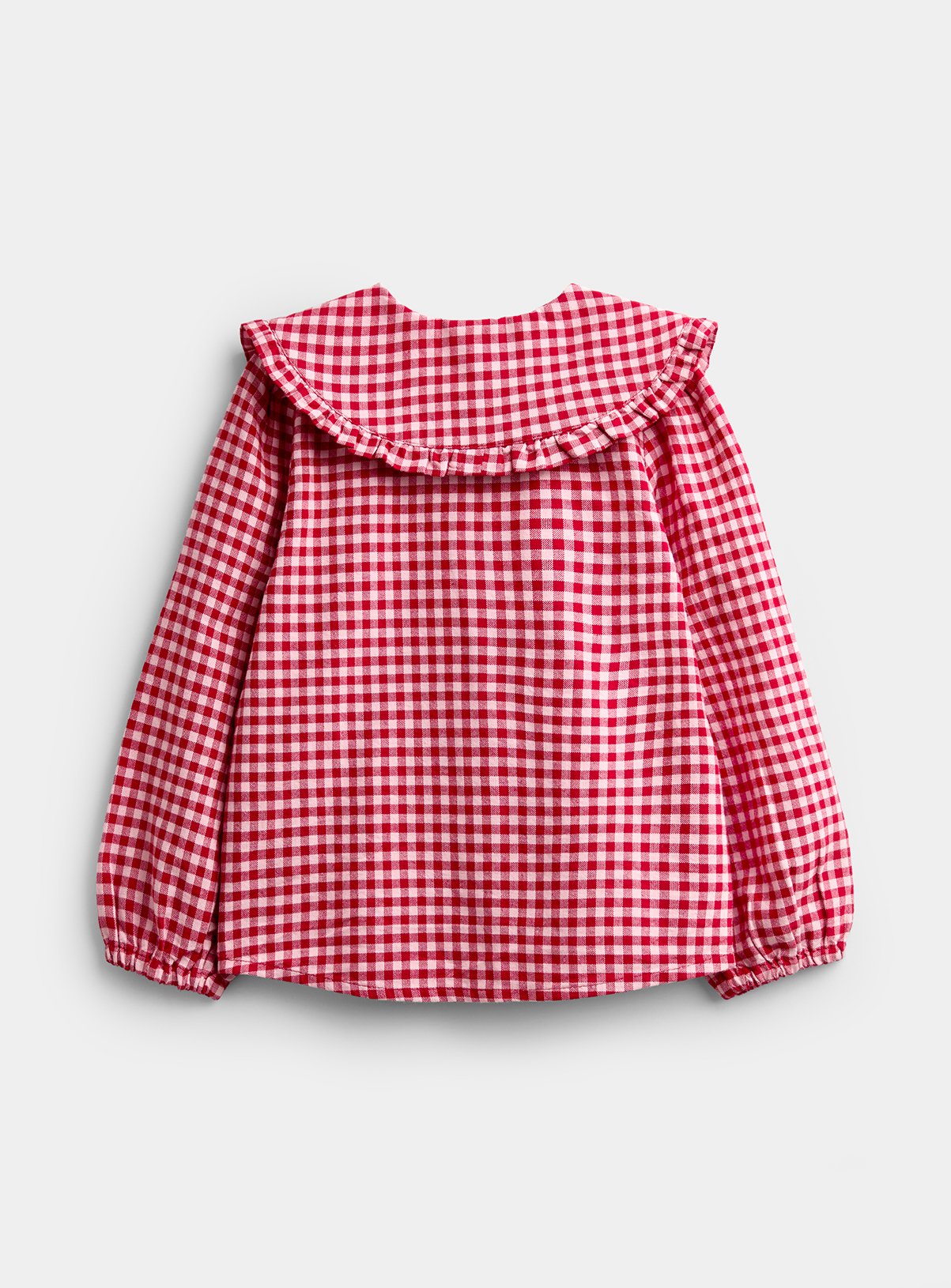 JOJO MAMAN BÉBÉ Shirt and Heart Pocket Dress Set Light Wash Denim 12-18 months - Image 3 thumbnail