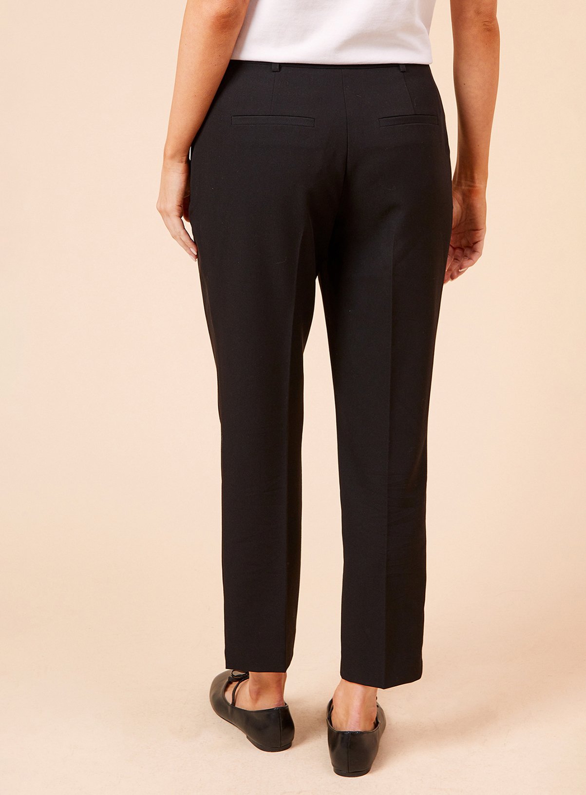 DOROTHY PERKINS Slim Leg Tailored Ankle Grazer Trouser Black 12 - Image 3 thumbnail
