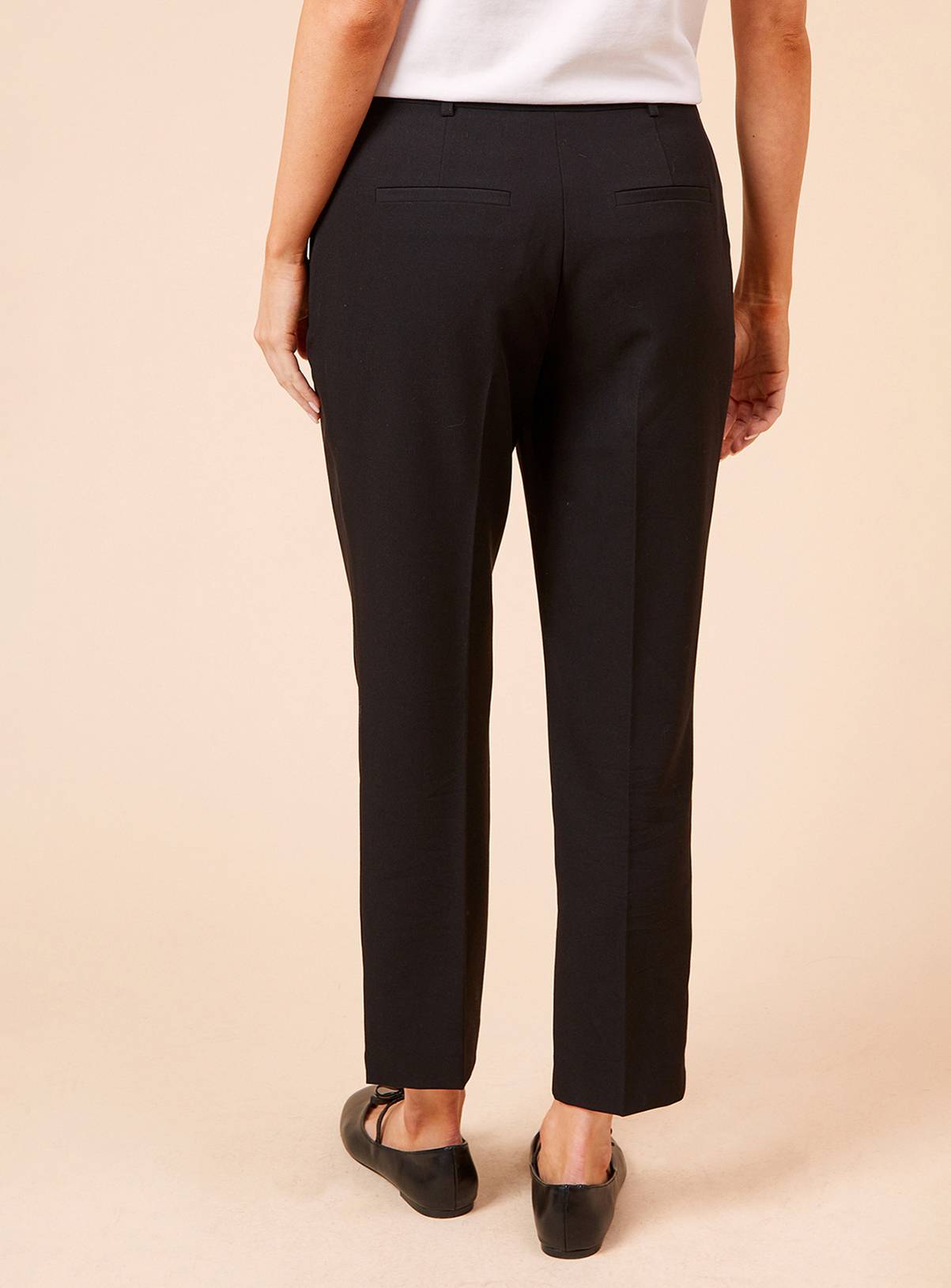 DOROTHY PERKINS Slim Leg Tailored Ankle Grazer Trouser Black 12 - Image 3