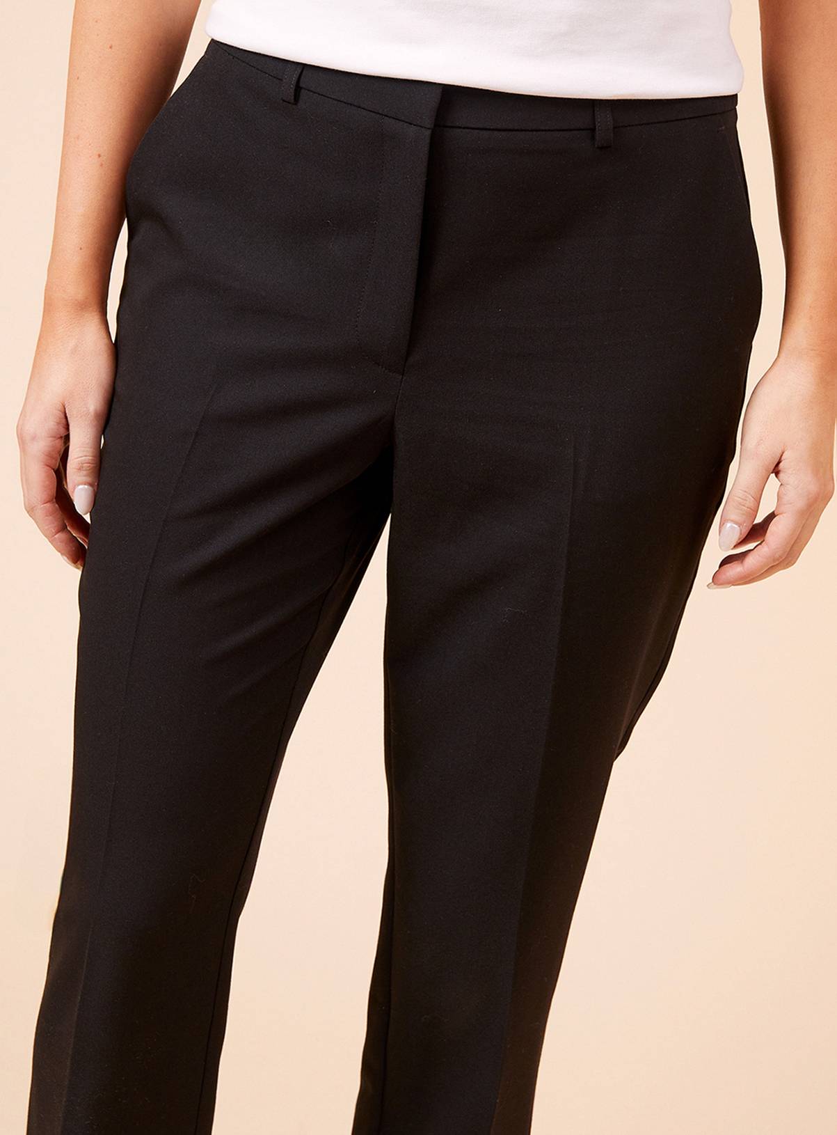 DOROTHY PERKINS Slim Leg Tailored Ankle Grazer Trouser Black 12 - Image 4