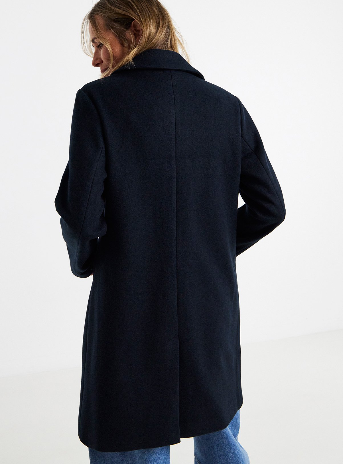 JD WILLIAMS Single Breasted Lined Coat 10 - Image 3 thumbnail