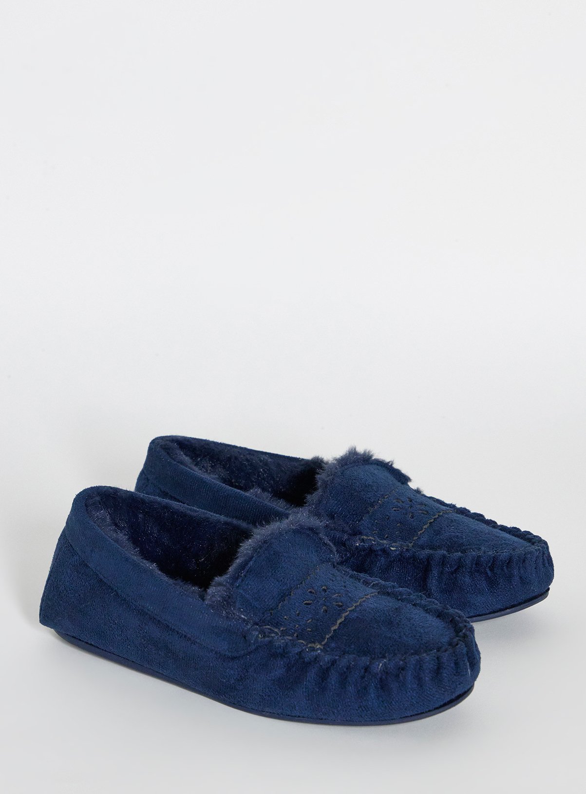 JD WILLIAMS Cut Out Loafer Slipper Wide Fit 7 - Image 2 thumbnail