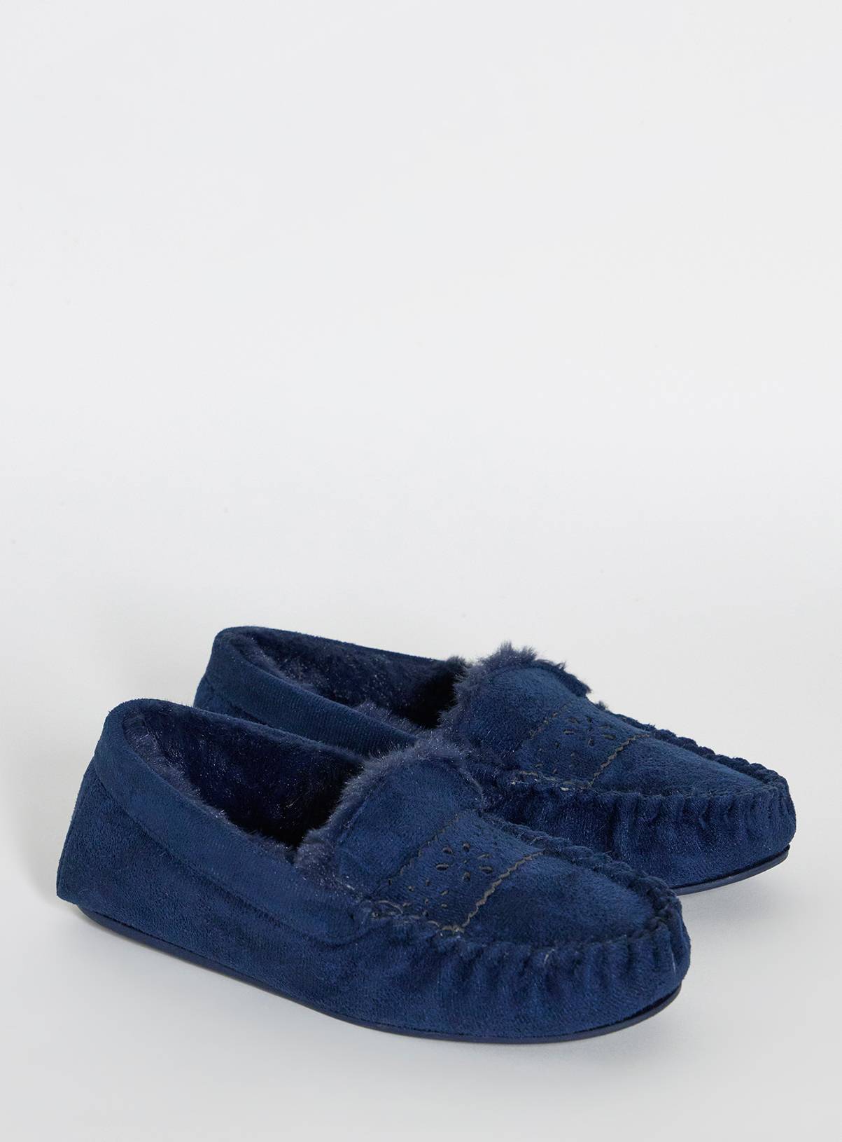 JD WILLIAMS Cut Out Loafer Slipper Wide Fit 7 - Image 2