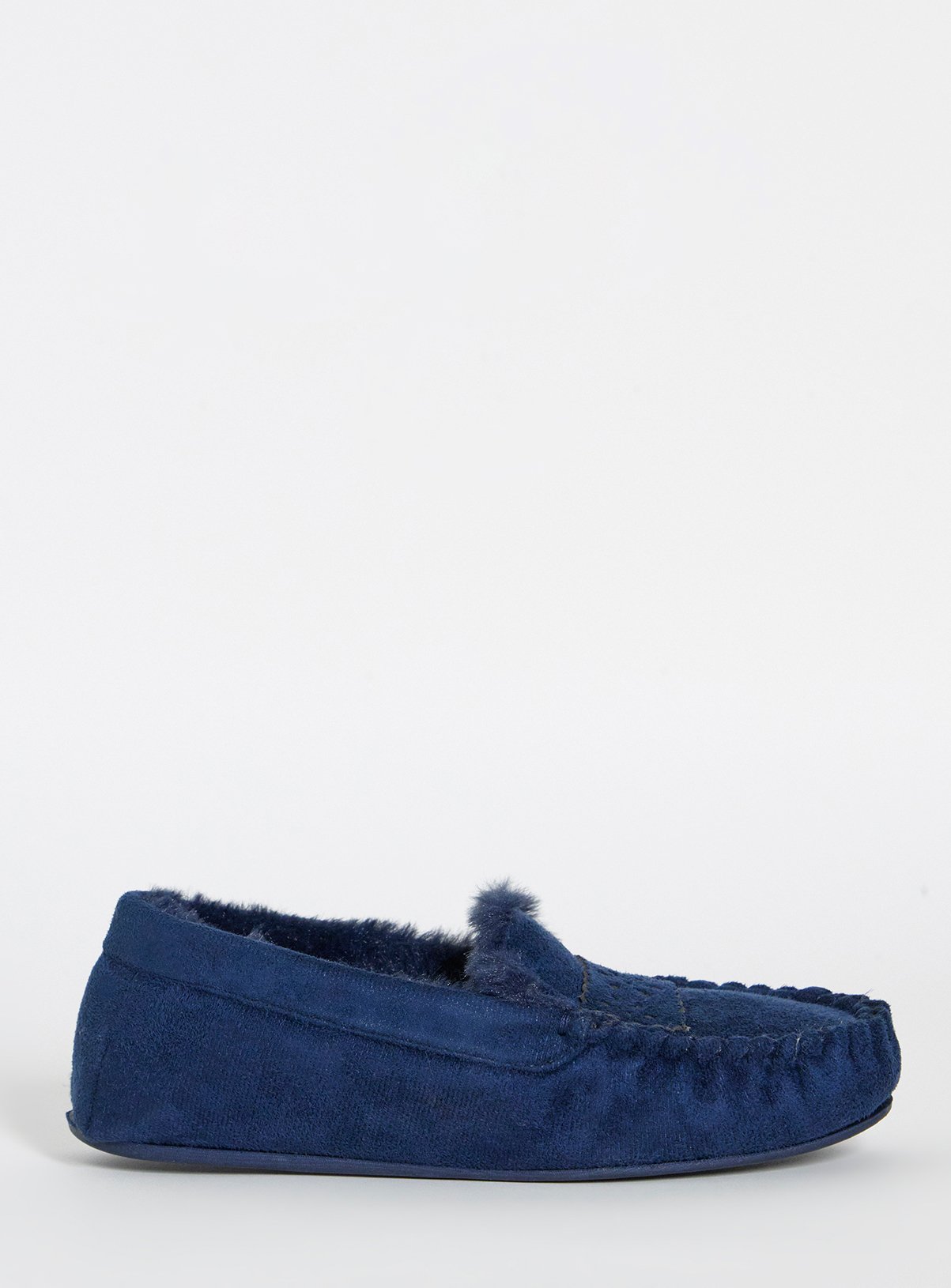 JD WILLIAMS Cut Out Loafer Slipper Wide Fit 7 - Image 3 thumbnail