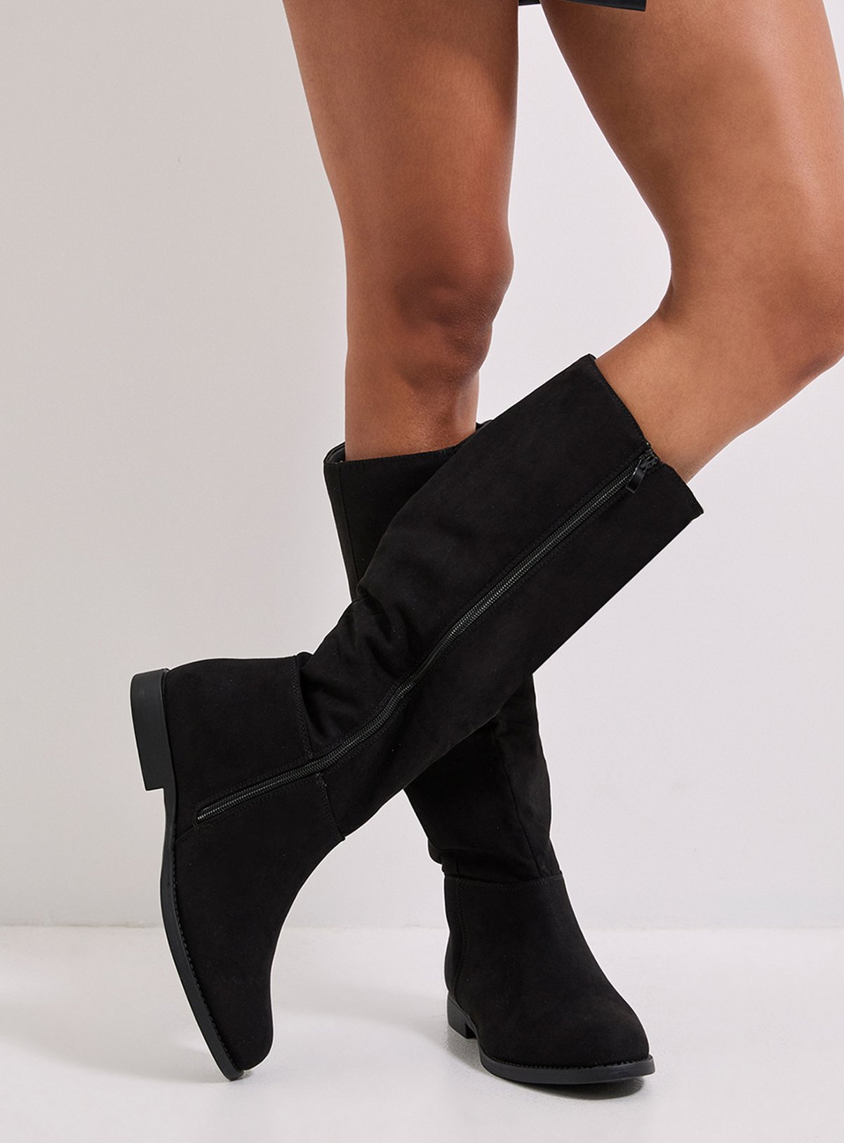 DOROTHY PERKINS Karla Flat Knee High Boots 6 - Image 2 thumbnail
