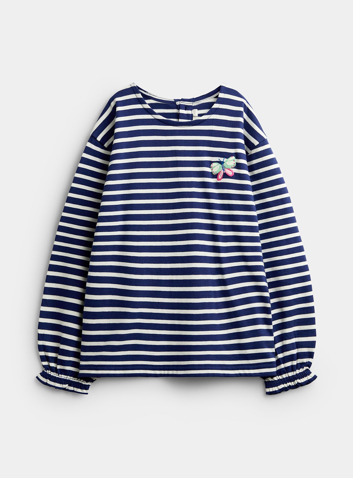 JOJO MAMAN BÉBÉ 3 Pack Ditsy and Stripe Tops Mid Pink 12-18 months - Image 3 thumbnail
