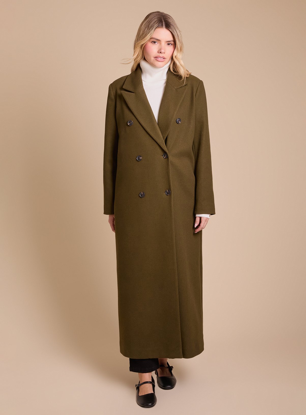 DOROTHY PERKINS Maxi Length Double Breasted Coat 16 - Image 1 thumbnail