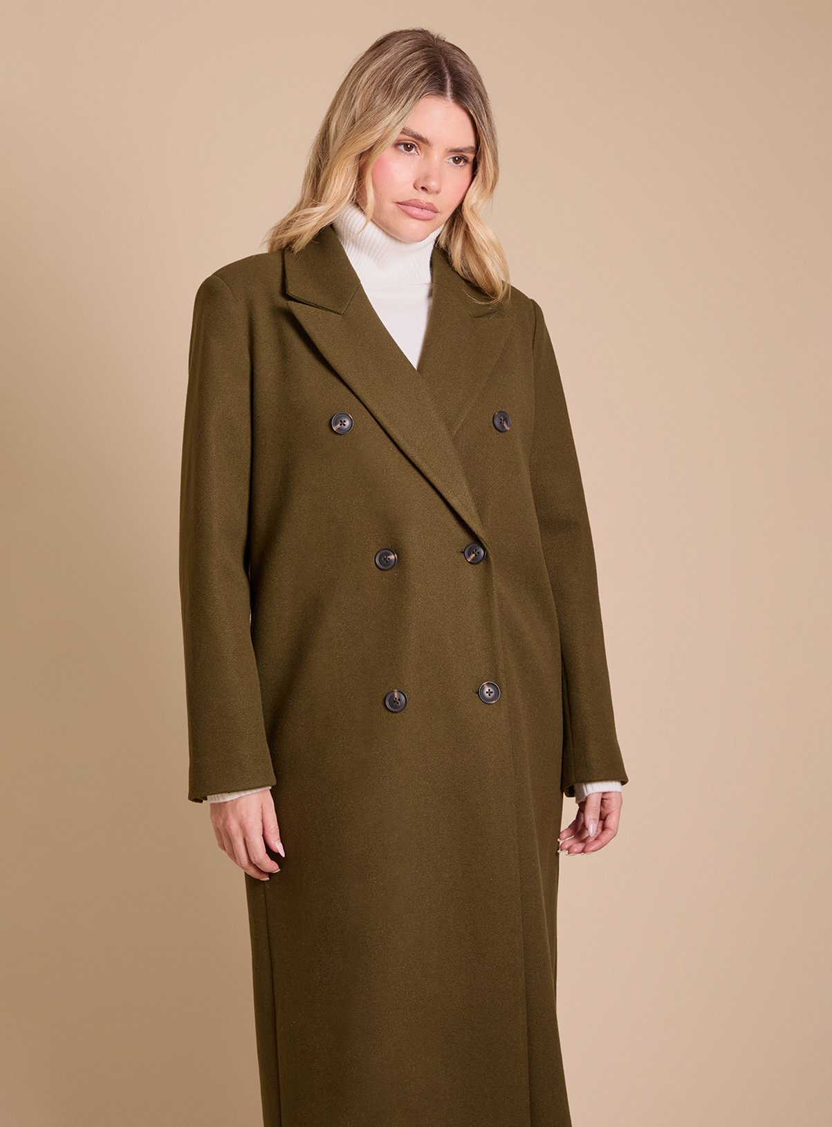 DOROTHY PERKINS Maxi Length Double Breasted Coat 16 - Image 2 thumbnail