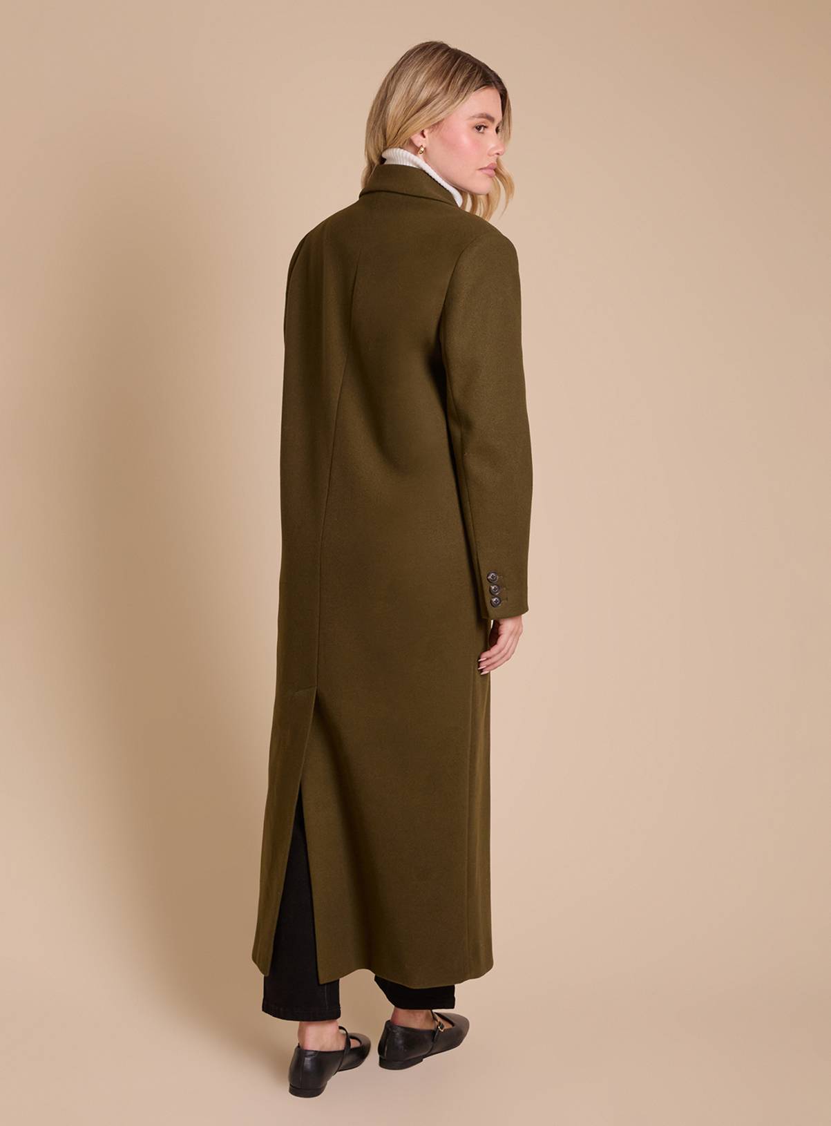DOROTHY PERKINS Maxi Length Double Breasted Coat 16 - Image 3