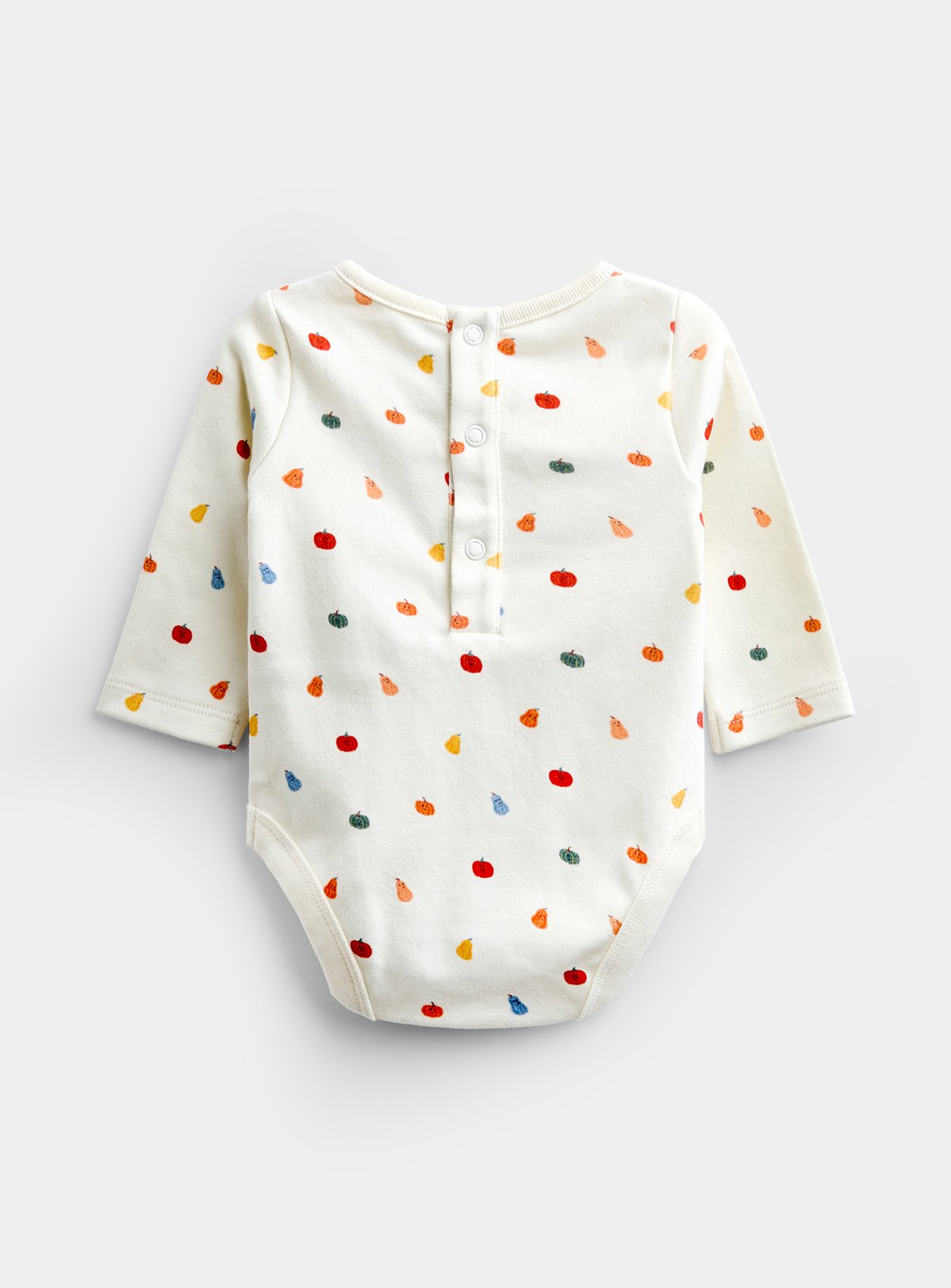 JOJO MAMAN BÉBÉ 2 Piece Pumpkin Dungaree Set Orange Up To 3 mths - Image 3 thumbnail