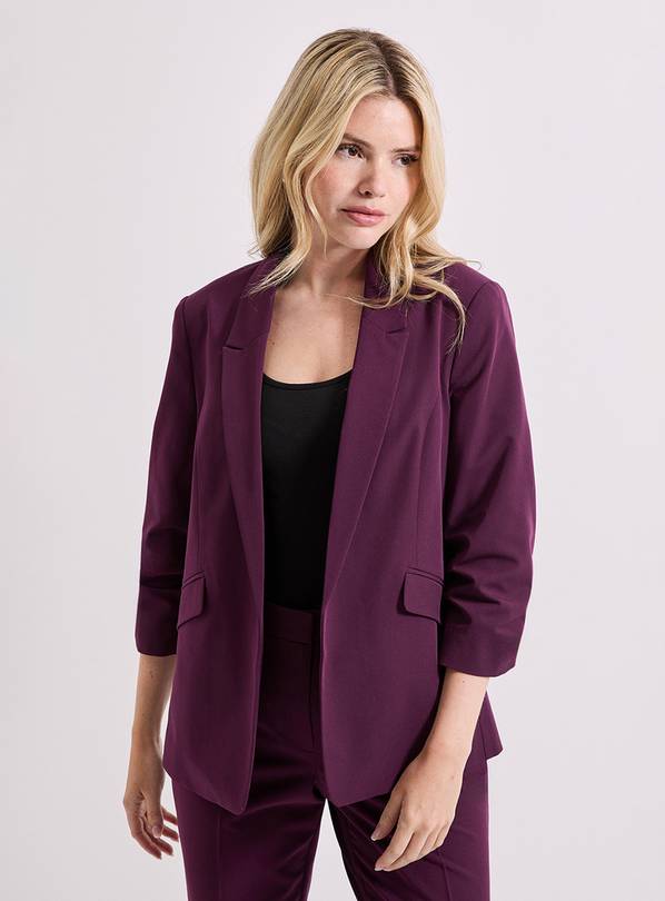 DOROTHY PERKINS Ruched Sleeve Blazer 8