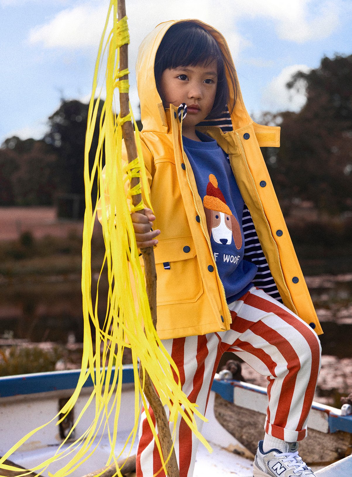 JOJO MAMAN BÉBÉ Waterproof Cosy Lined Fisherman Jacket Bright Yellow 18-24 months - Image 1 thumbnail