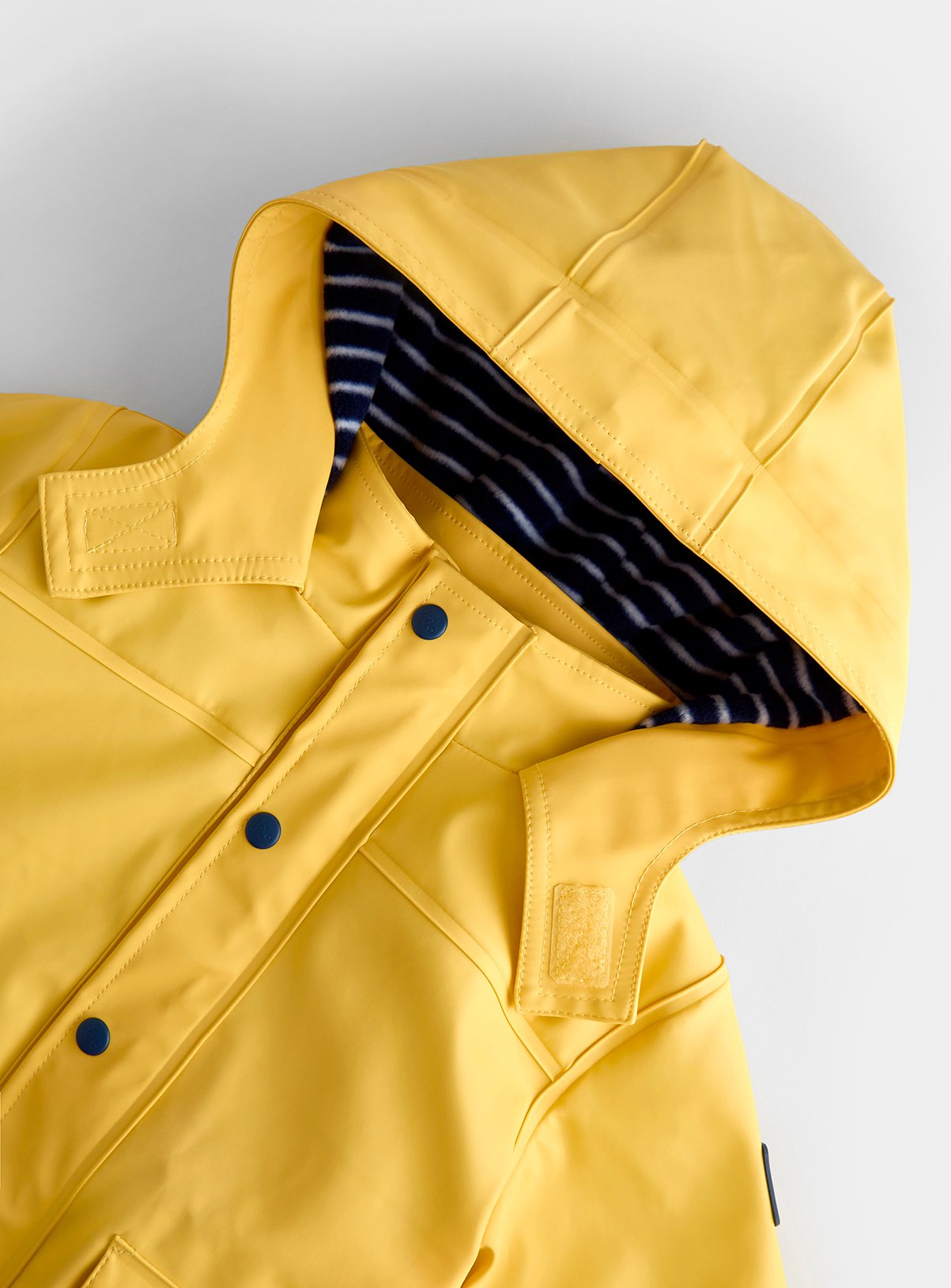 JOJO MAMAN BÉBÉ Waterproof Cosy Lined Fisherman Jacket Bright Yellow 18-24 months - Image 6 thumbnail