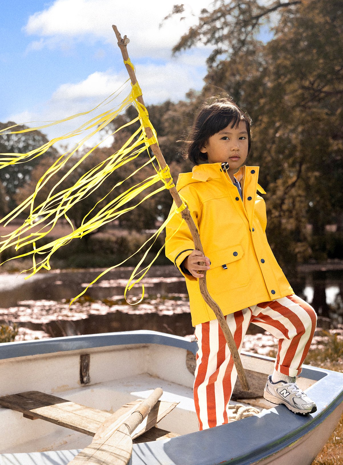 JOJO MAMAN BÉBÉ Waterproof Cosy Lined Fisherman Jacket Bright Yellow 18-24 months - Image 7 thumbnail