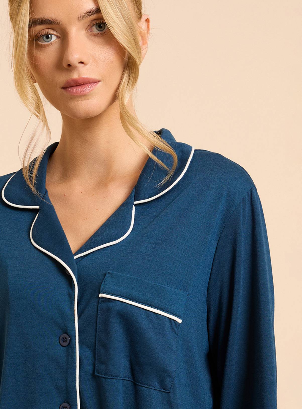 DOROTHY PERKINS Long Sleeve Jersey Pyjama Set L - Image 2