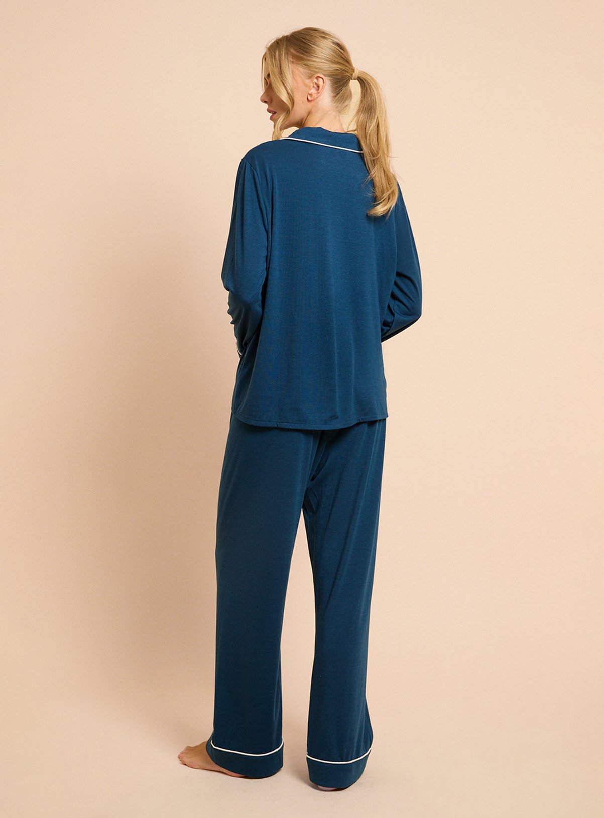 DOROTHY PERKINS Long Sleeve Jersey Pyjama Set L - Image 3 thumbnail