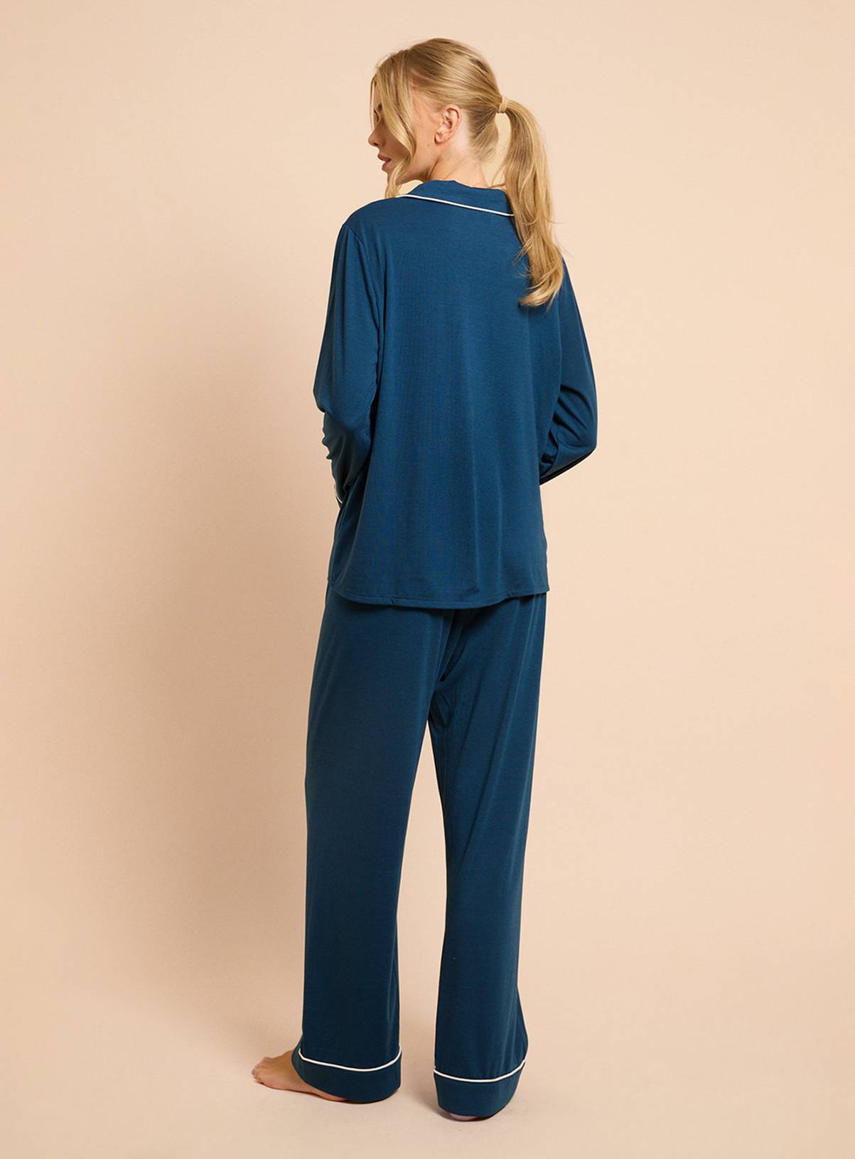 DOROTHY PERKINS Long Sleeve Jersey Pyjama Set L - Image 3