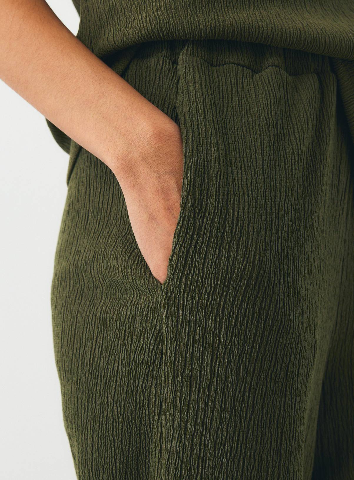 Khaki Balloon Trouser Co-Ord XL - Image 3