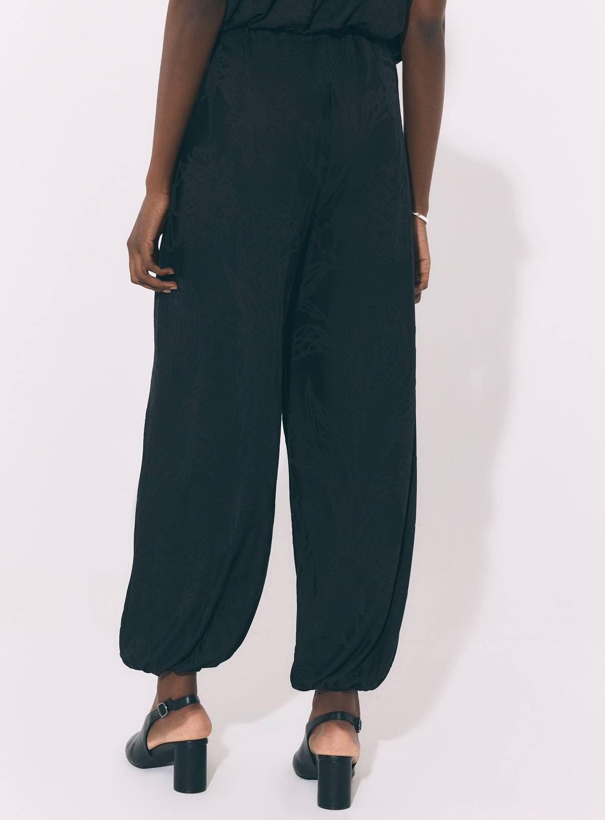 Black Balloon Leg Trouser Co-ord M - Image 4