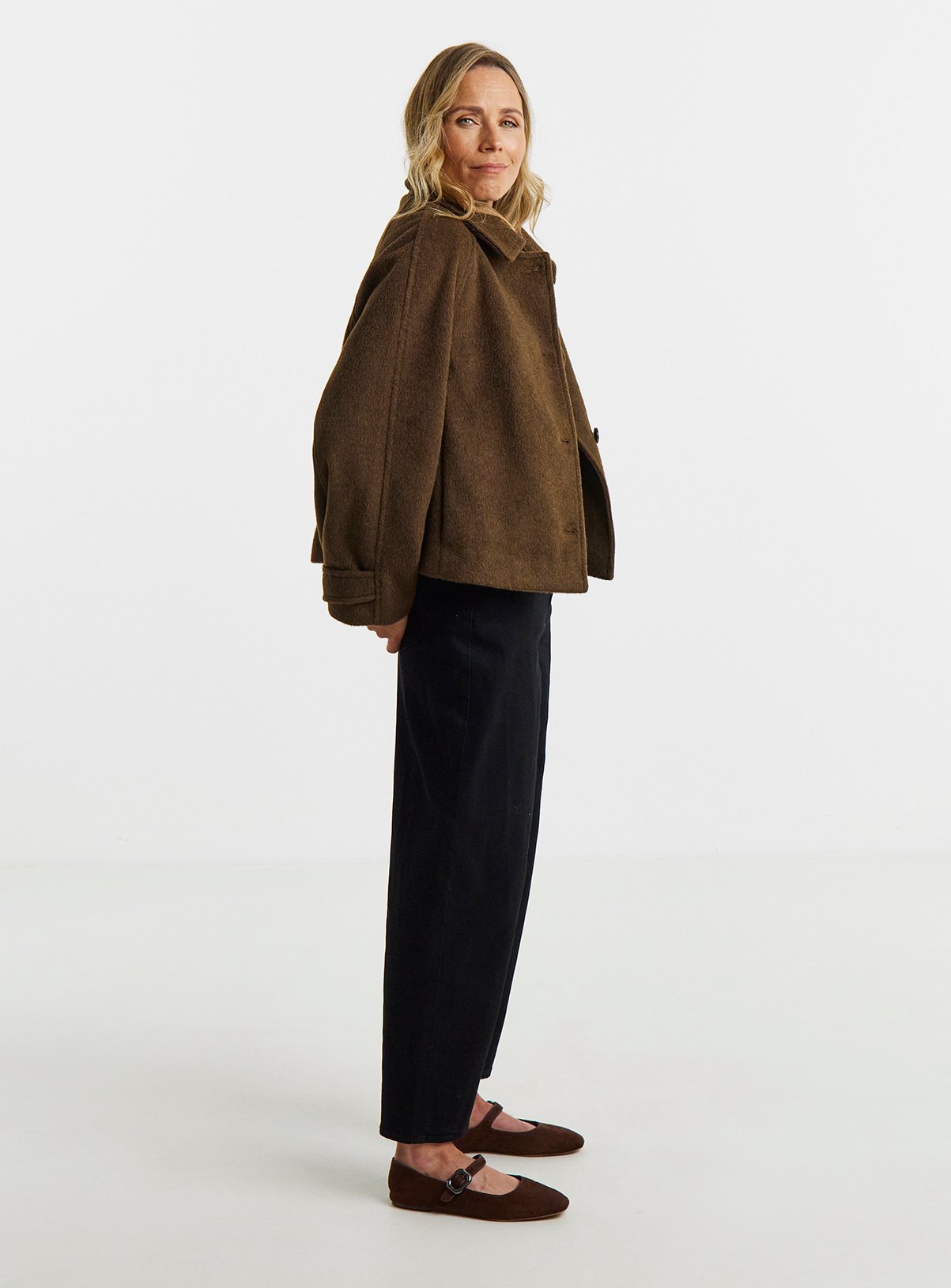 JD WILLIAMS Short Funnel Neck Jacket 12 - Image 3 thumbnail