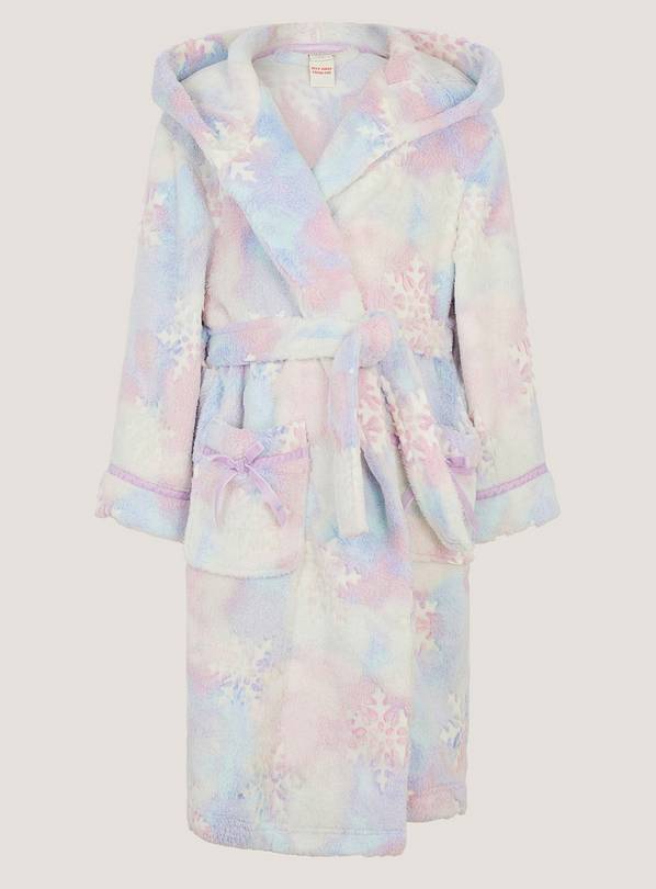 MONSOON Glow in The Dark Snowflake Dressing Gown 3-4 Years
