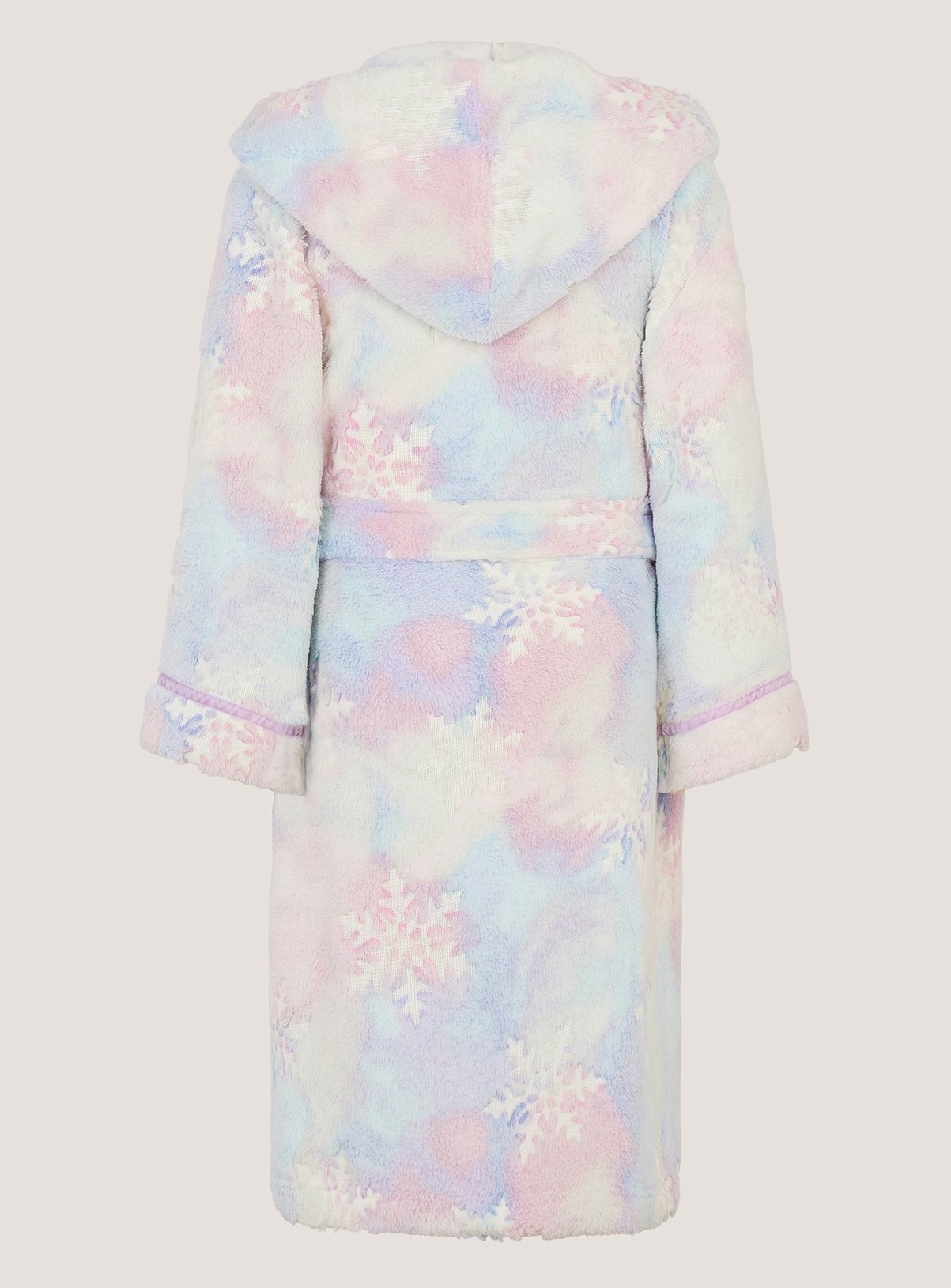 MONSOON Glow in The Dark Snowflake Dressing Gown 7-8 years - Image 2 thumbnail