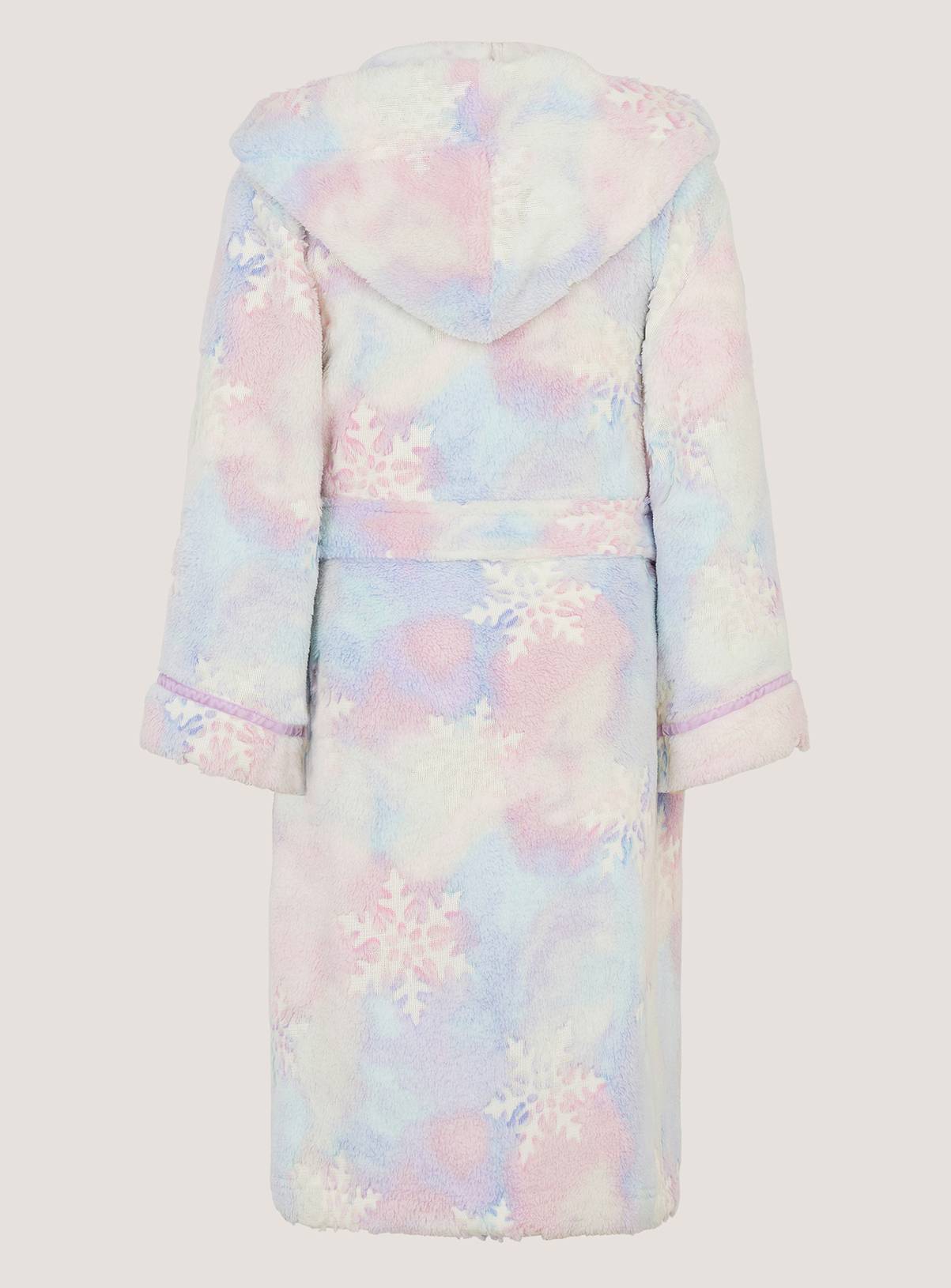 MONSOON Glow in The Dark Snowflake Dressing Gown 7-8 years - Image 2