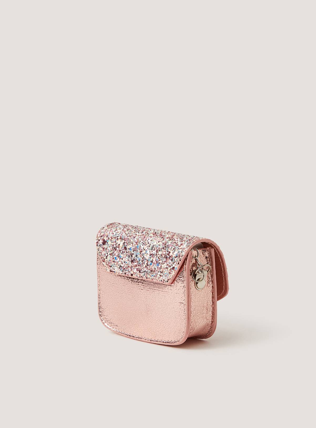MONSOON Glitter Bow Bag and Hair Clips Set One Size - Image 2