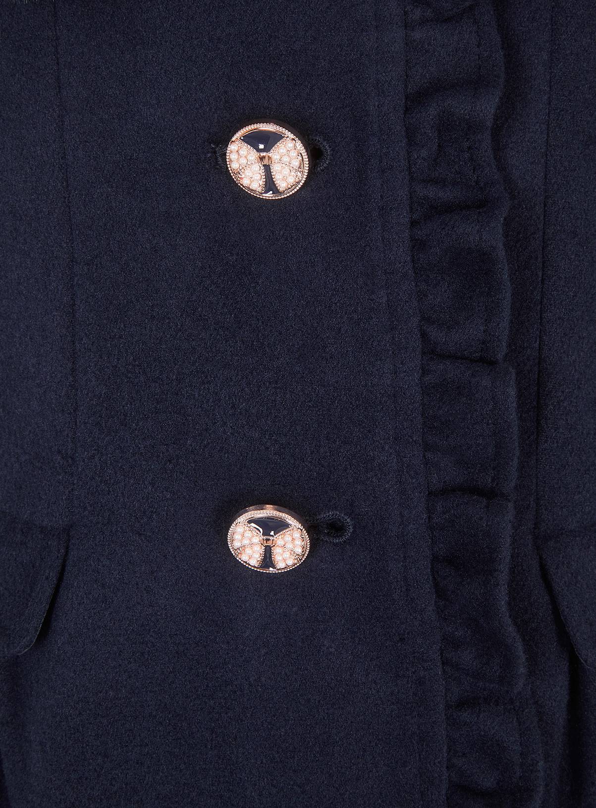 MONSOON Faux Fur Collar Frill Coat 11-12 years - Image 4
