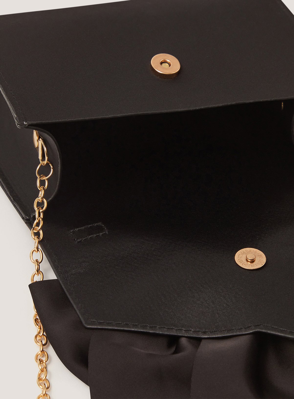 MONSOON Satin Bow Bag One Size - Image 3 thumbnail