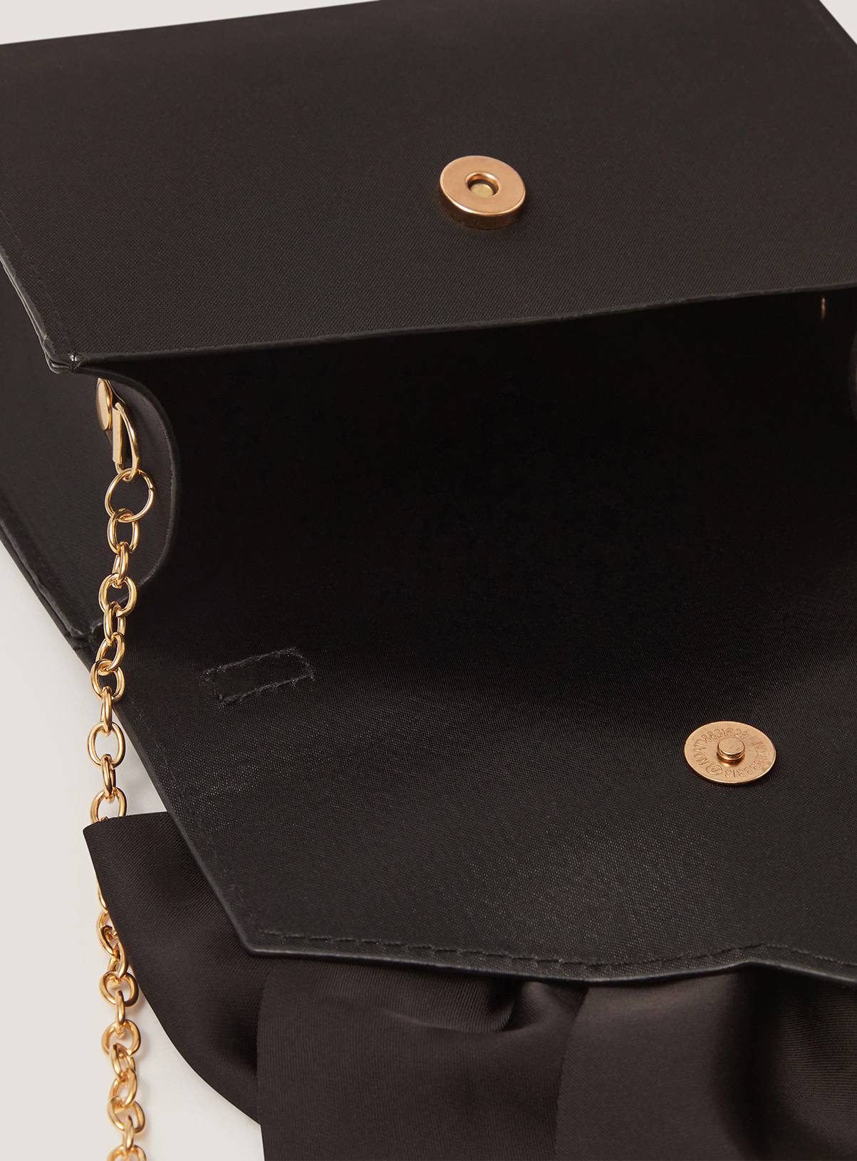 MONSOON Satin Bow Bag One Size - Image 3