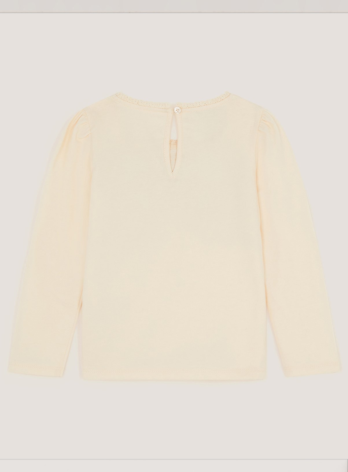 MONSOON Organza Bow Long Sleeve Top 3-4 years - Image 2 thumbnail